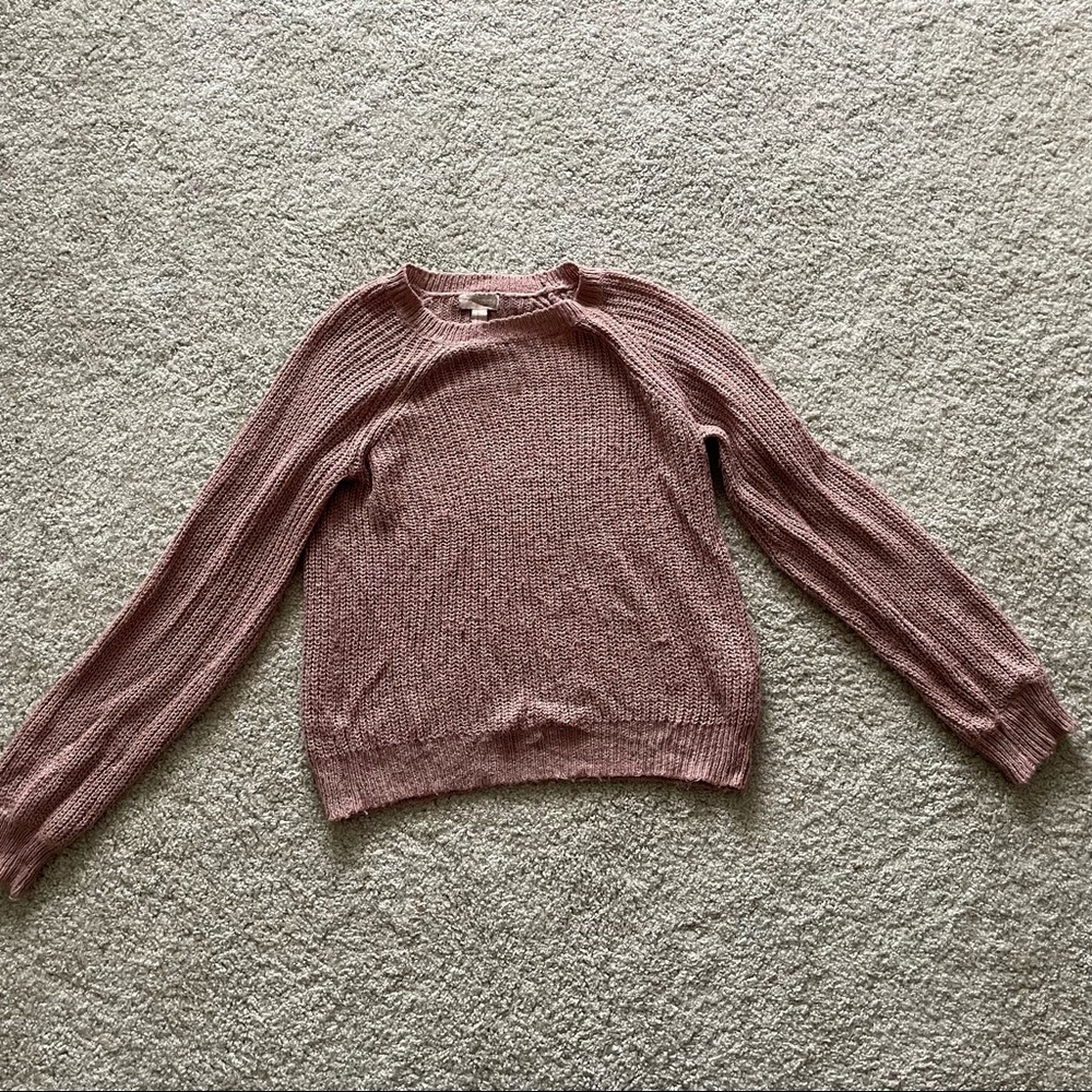 Pink sweater